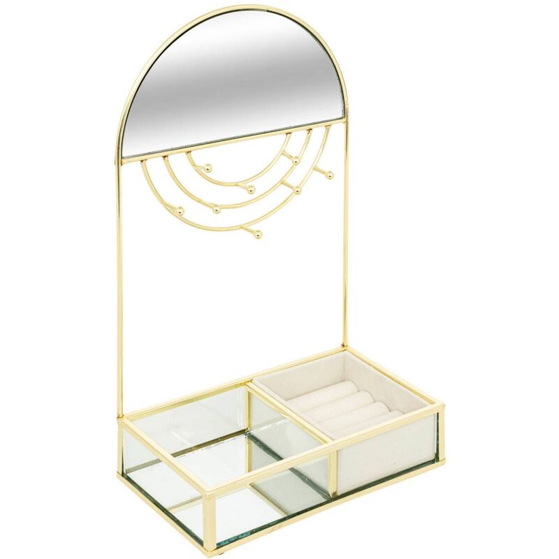 foto del prodotto portagioie isra in metallo placcato oro h29cm atmosphera cr ateur d int rieur