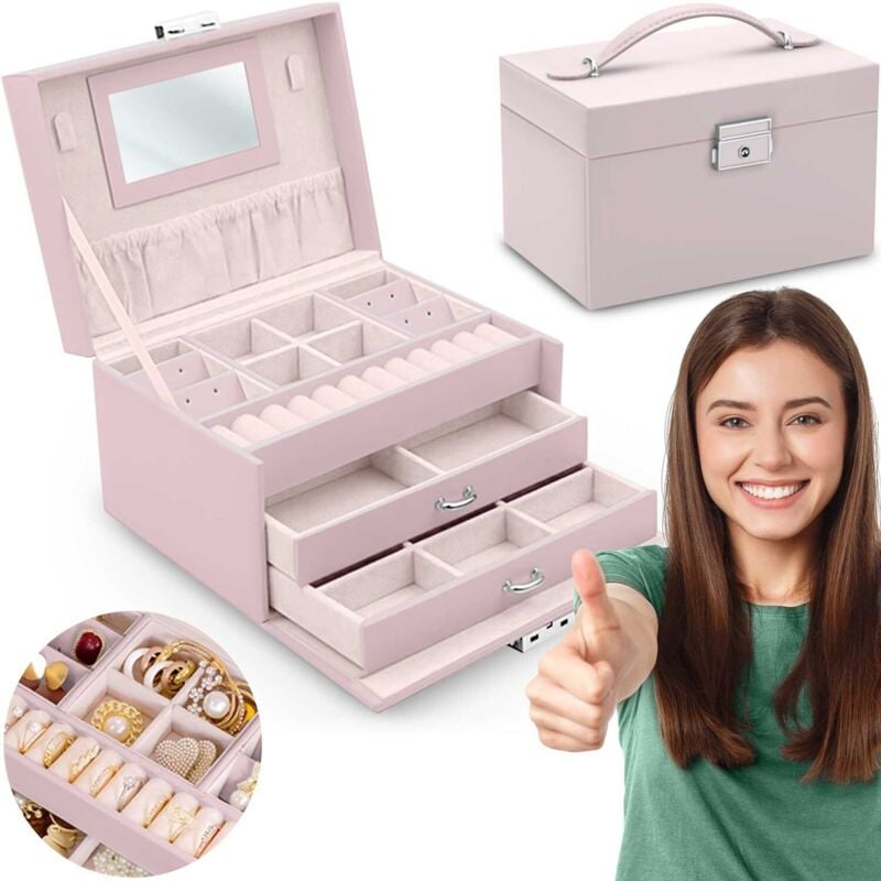 foto del prodotto portagioie massido ms-700 - rosa
