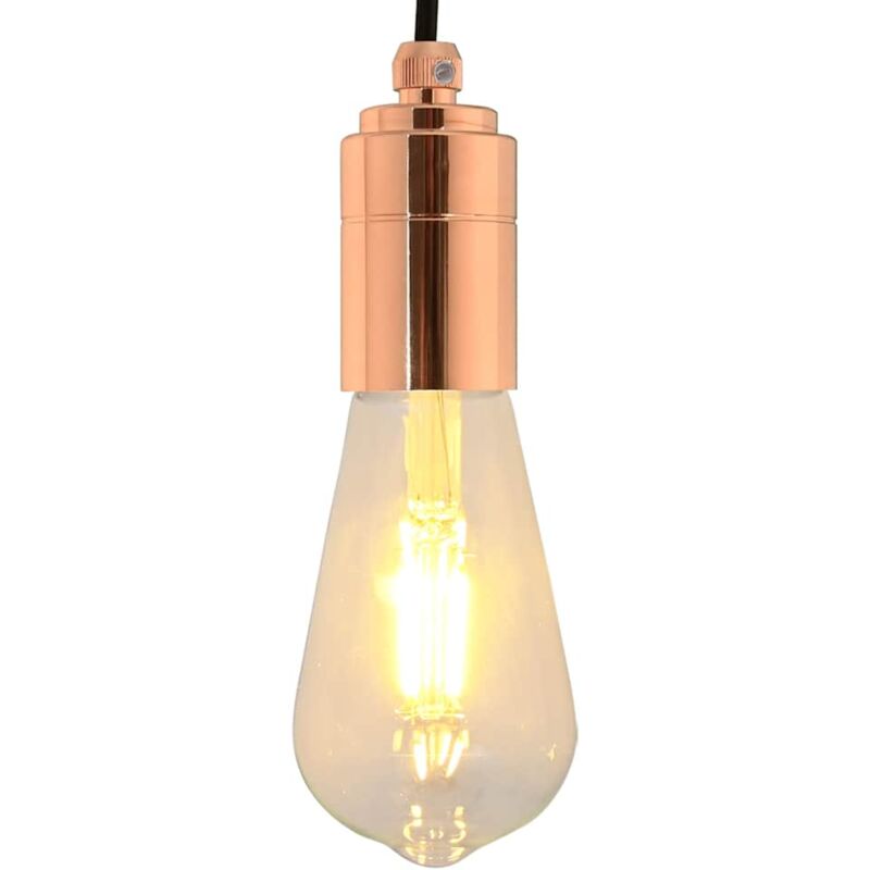 foto del prodotto portalampada 2 pz oro rosa e27 vidaxl