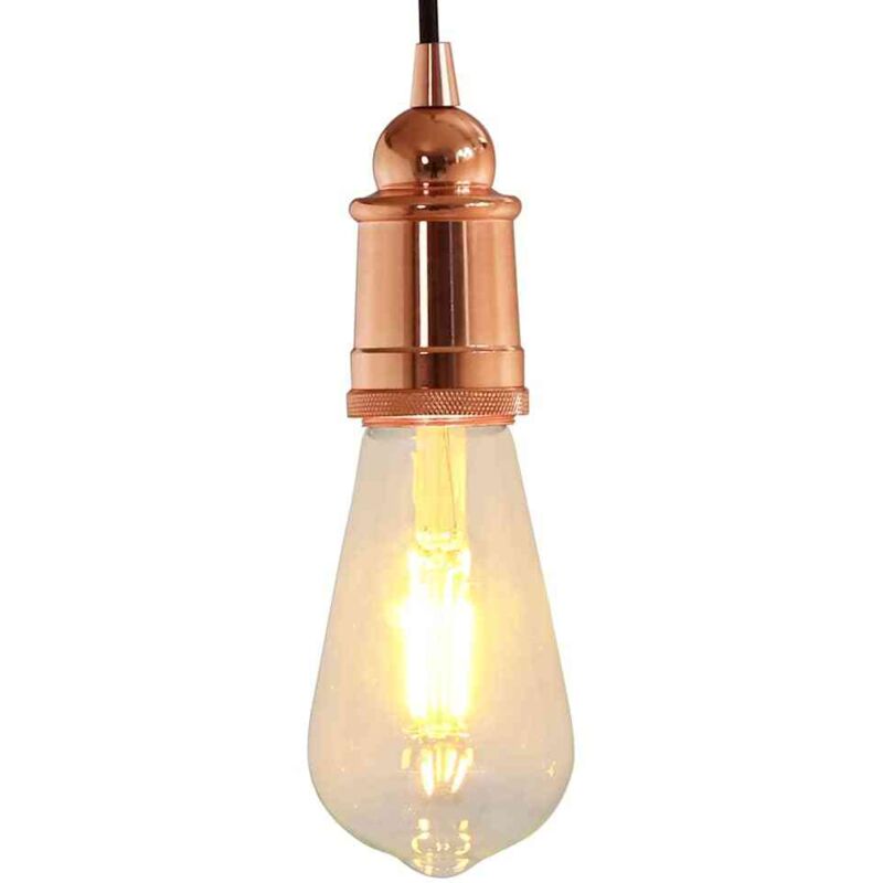 foto del prodotto portalampada 2 pz oro rosa e27 vidaxl