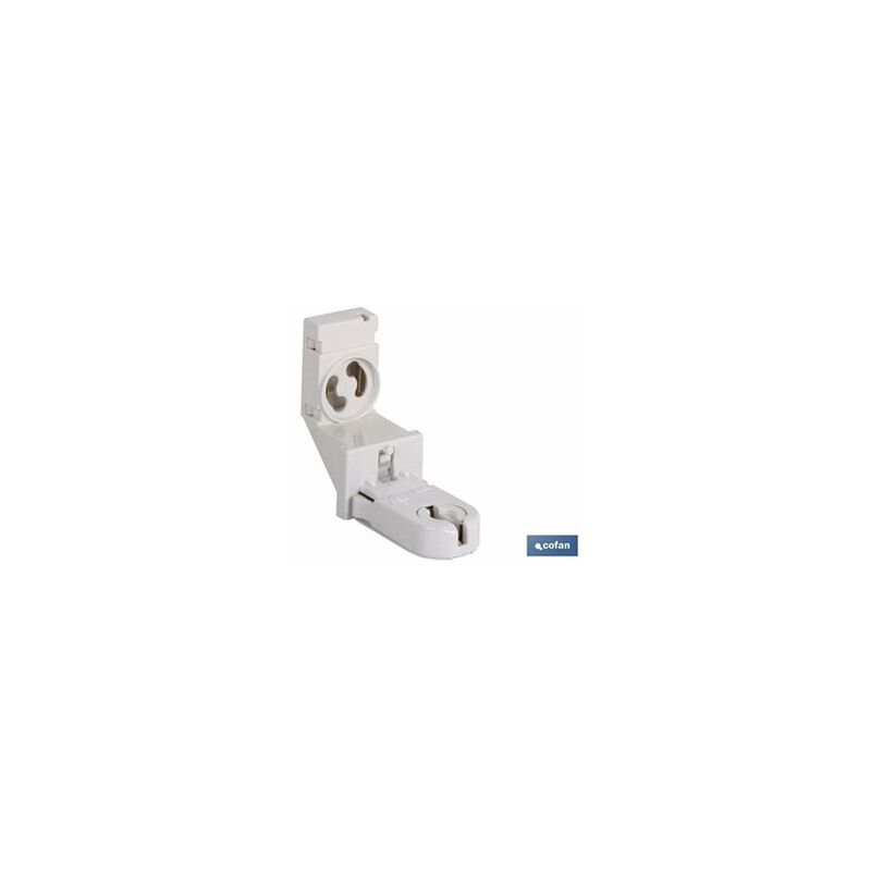 foto del prodotto portalampada a fluorescenza 2a250v con supporto