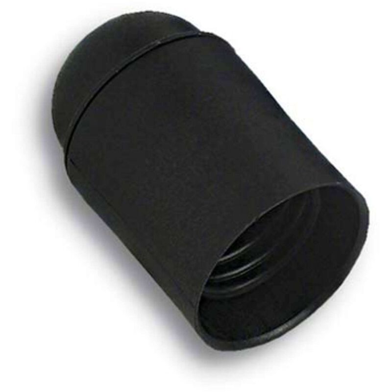 foto del prodotto portalampada camicia liscia resina nero e27 m10x1 25 pezzi
