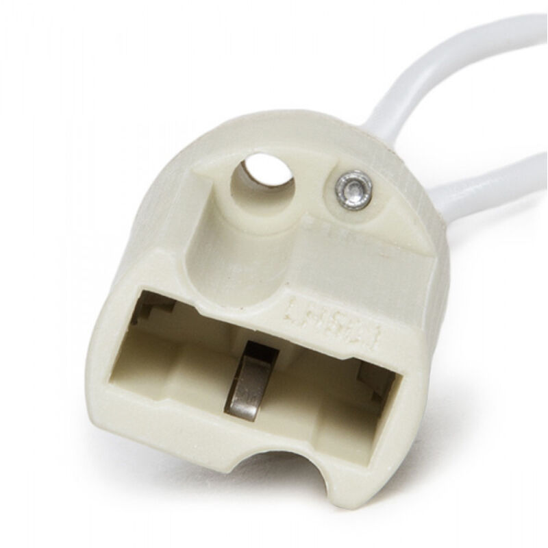 foto del prodotto portalampada ceramica g9 cavo 160mm 180 c