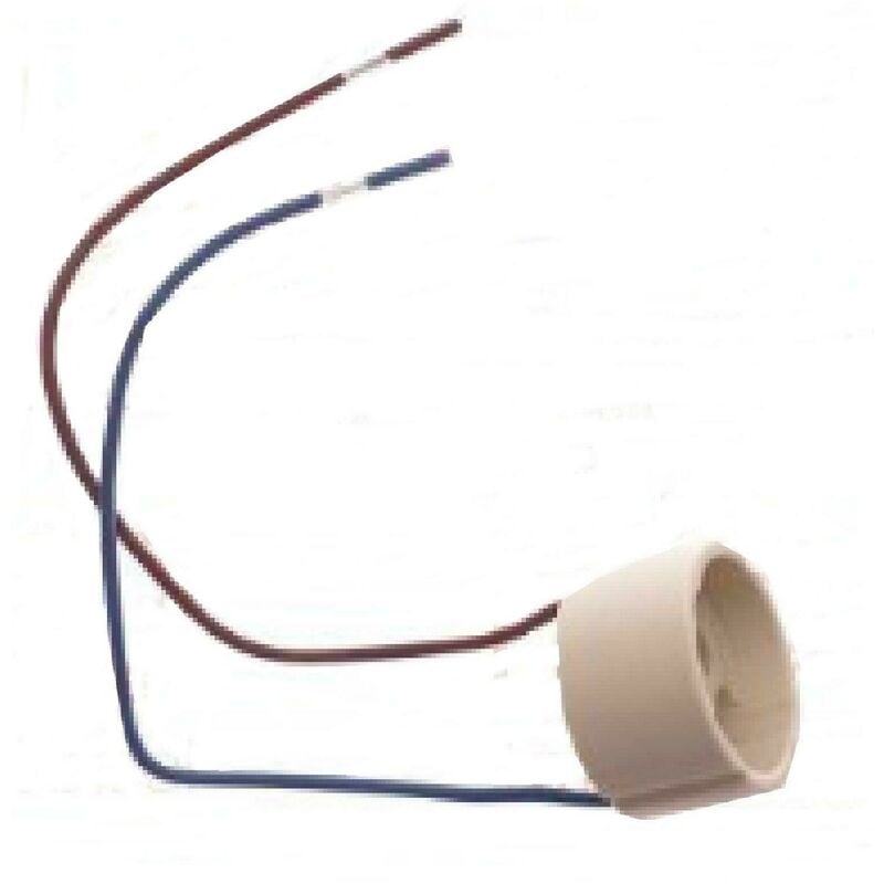 foto del prodotto portalampada con attacco gz10 cavi in teflon 14 cm 904 z i relco