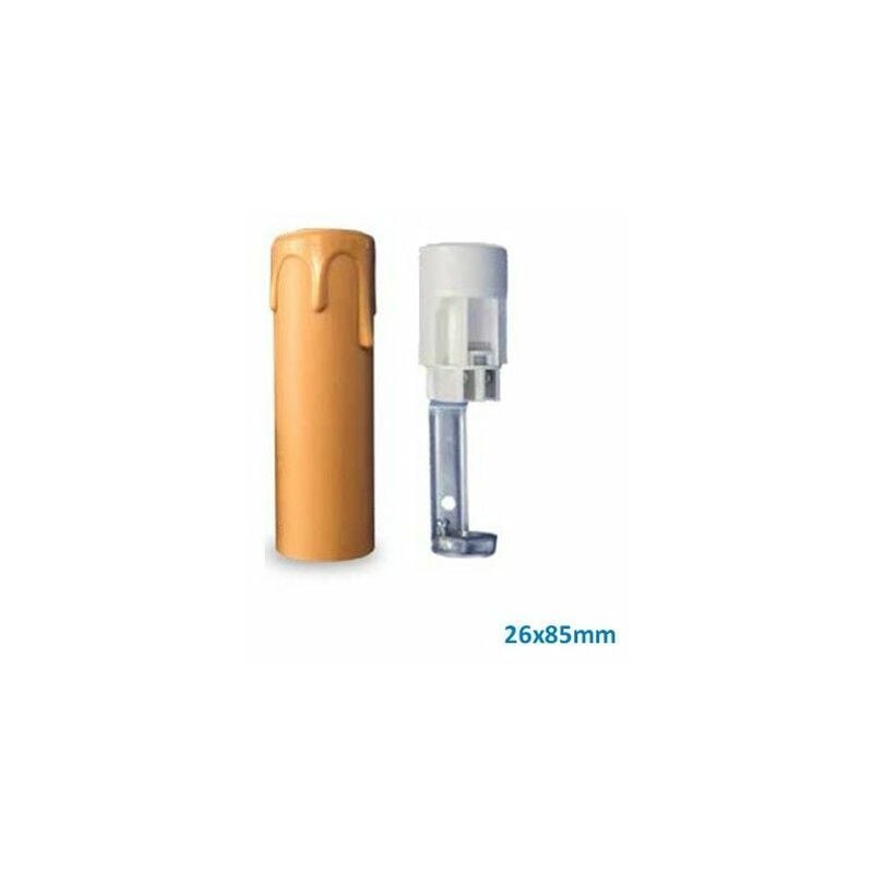 foto del prodotto portalampada coprilume e14 26x85mm crema gsc 2203363