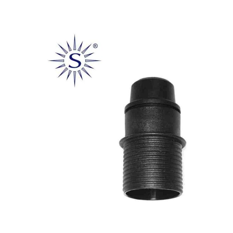 foto del prodotto portalampada e 14 semifilettato nero solera 6584ctn
