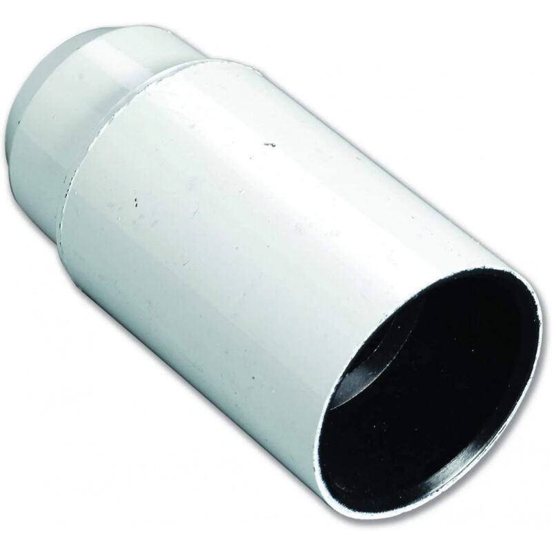foto del prodotto portalampada e14, liscio, bianco, diametro 10, 60w, 2a, 250v, antirotazione