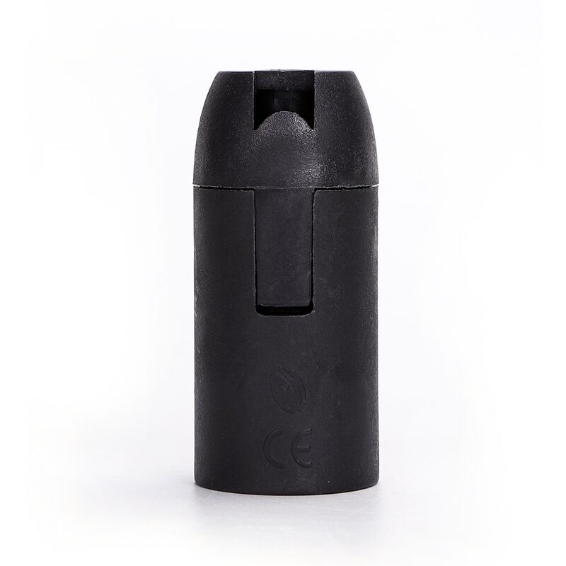foto del prodotto portalampada e14 nero 250v in plastica aigostar