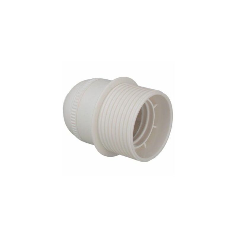 foto del prodotto portalampada e27 4a 250v corpo filettato t bianco