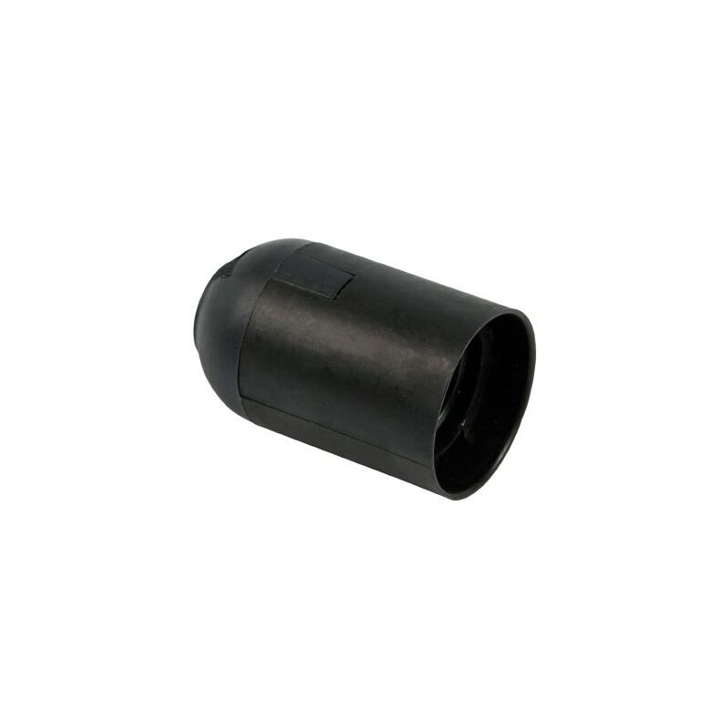 foto del prodotto portalampada e27 liscia nero