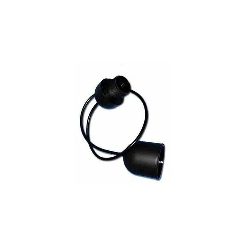 foto del prodotto portalampada edm e44311 nero