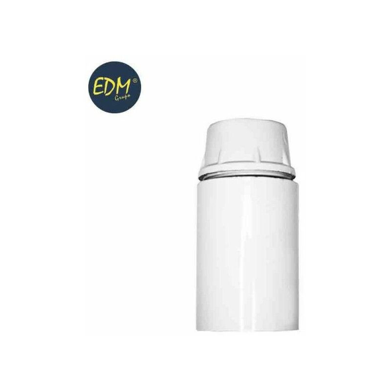 foto del prodotto portalampada edm in bachelite rinforzata e14 bianco