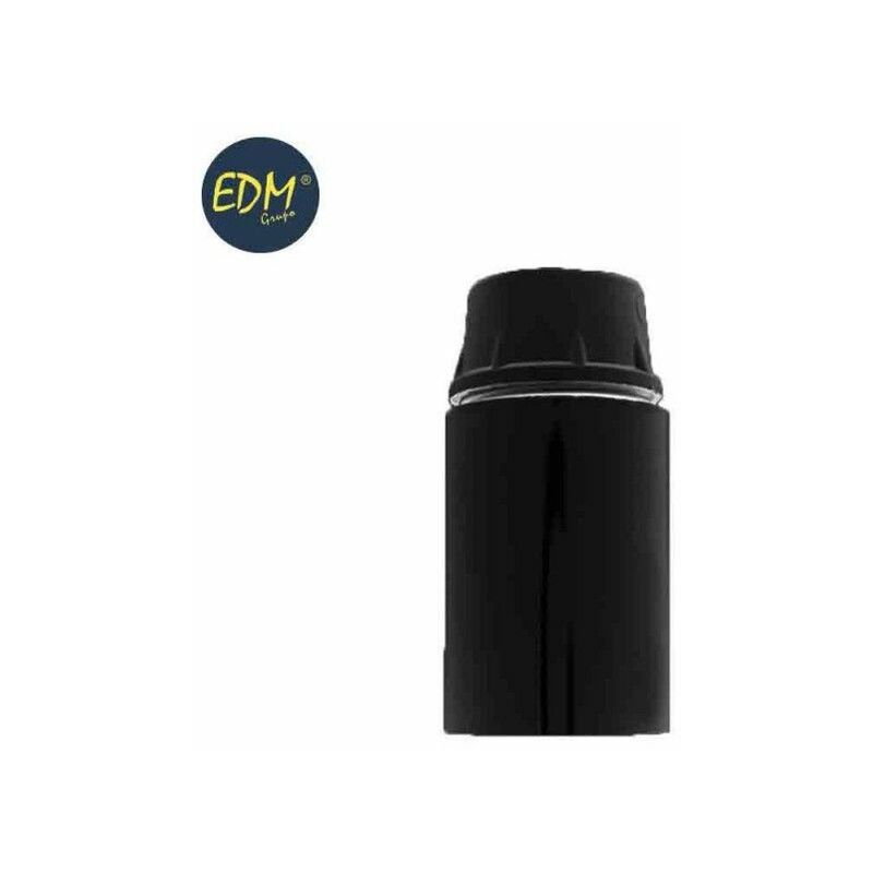 foto del prodotto portalampada edm in bachelite rinforzata e14 nero