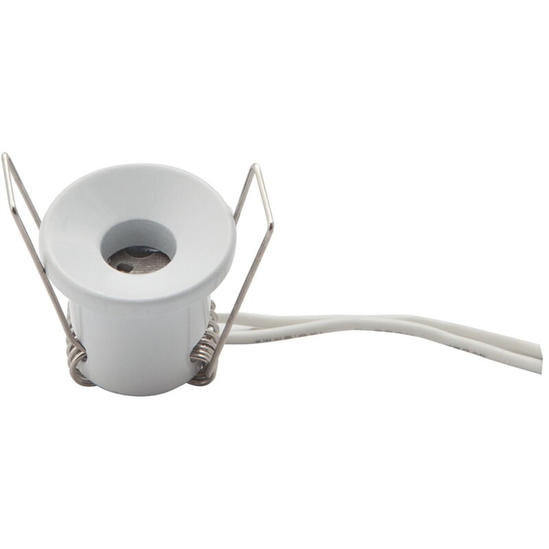 foto del prodotto portalampada g4 da incasso 30mm bianco rotondo novaline
