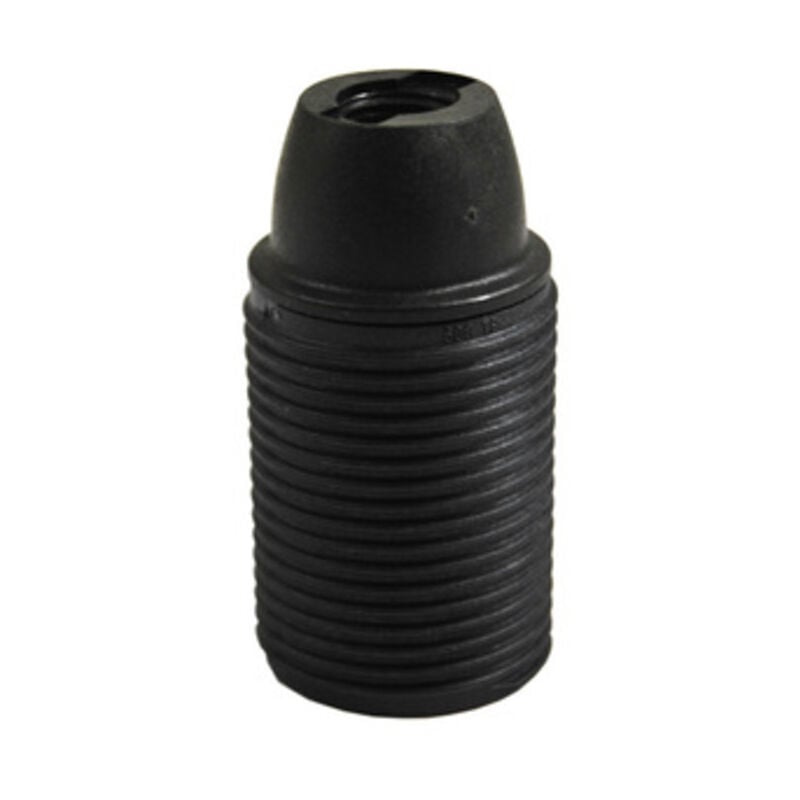 foto del prodotto portalampada nero e14 filettato. prezzo per 1 pezzo.
