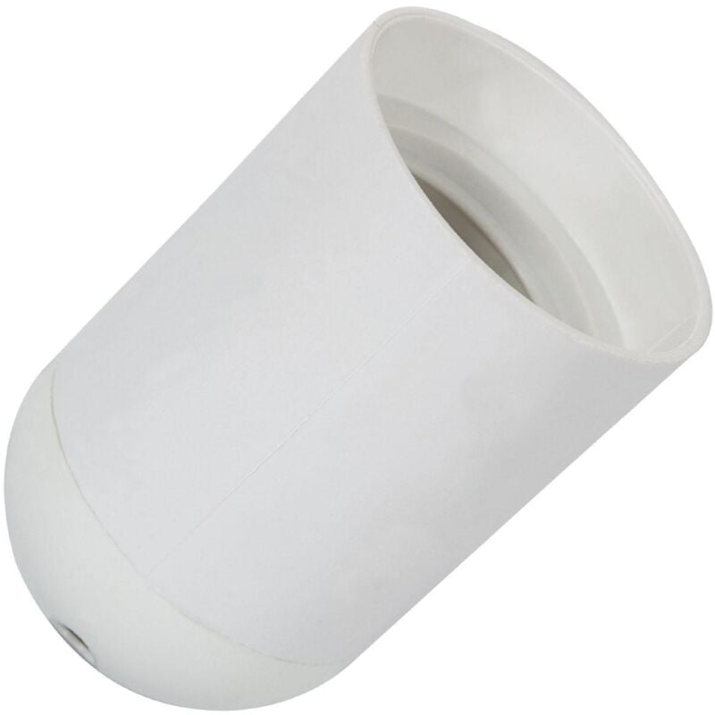 foto del prodotto portalampada per lampadine led e27 bianco