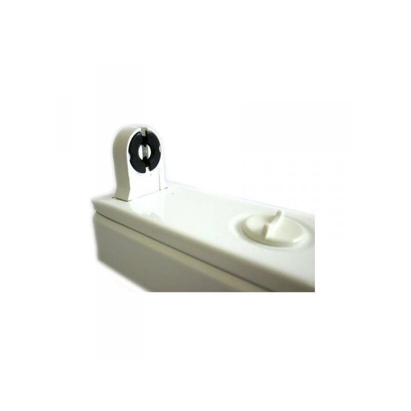 foto del prodotto portalampada plafoniera singolo tubo neon t8 a led da 60cm interno ip20