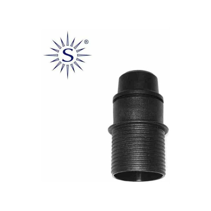 foto del prodotto portalampada solera e14 semifilettato rondella nero 44025