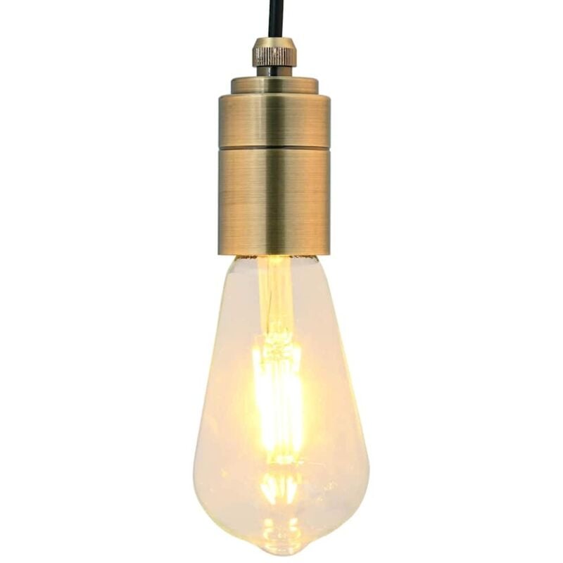 foto del prodotto portalampade 2 pz bronzo e27 vidaxl