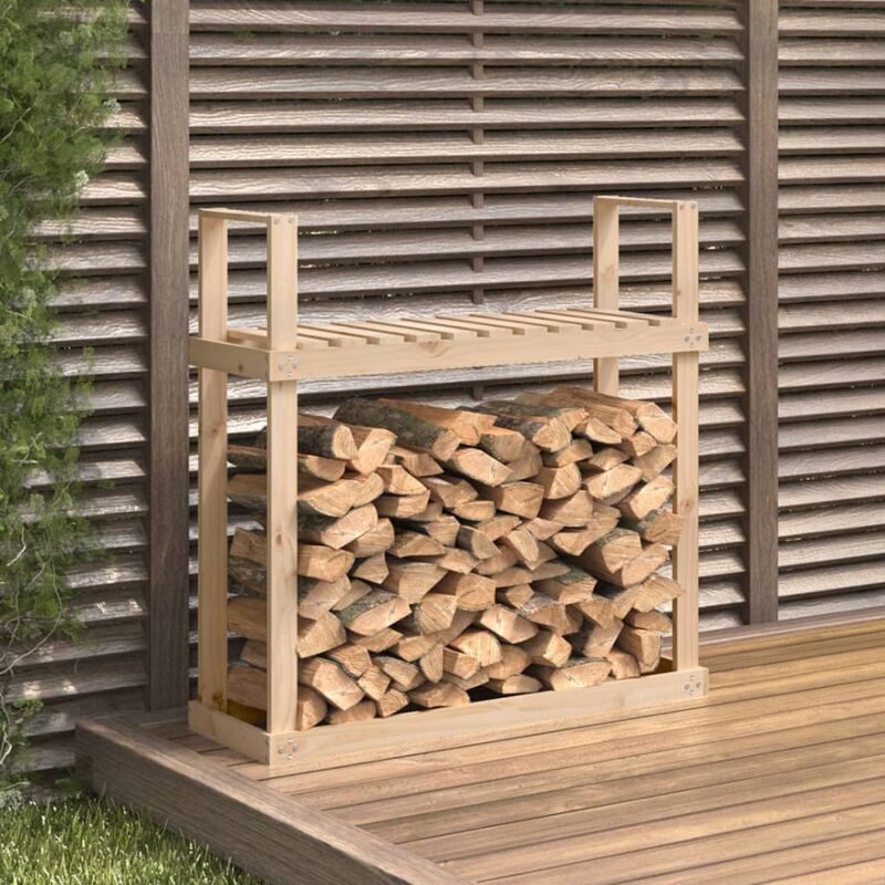 foto del prodotto portalegna 110x35x108,5 cm in legno massello di pino vidaxl