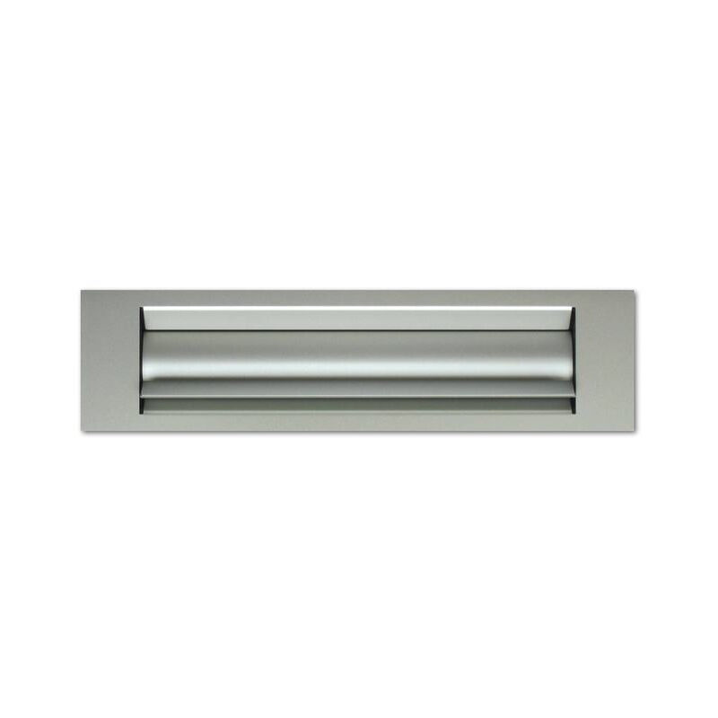 foto del prodotto portalettere isolato goettgens 325x30 mm anodizzato argento t60210000