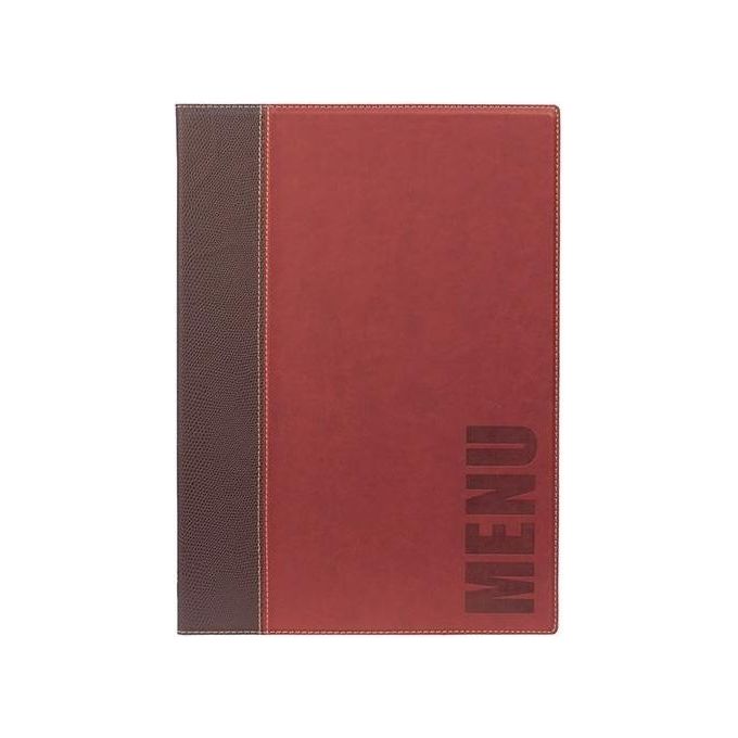 foto del prodotto portamenu a4 bordeaux trendy