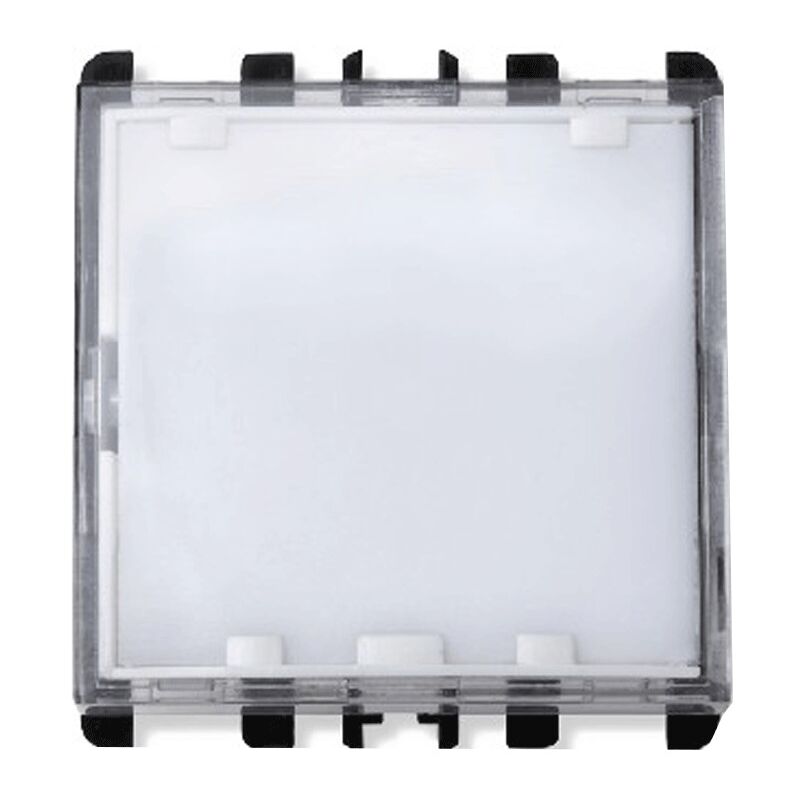 foto del prodotto portanome illuminabile 1p no 10a 2 moduli bianco urmet 10128 2.b
