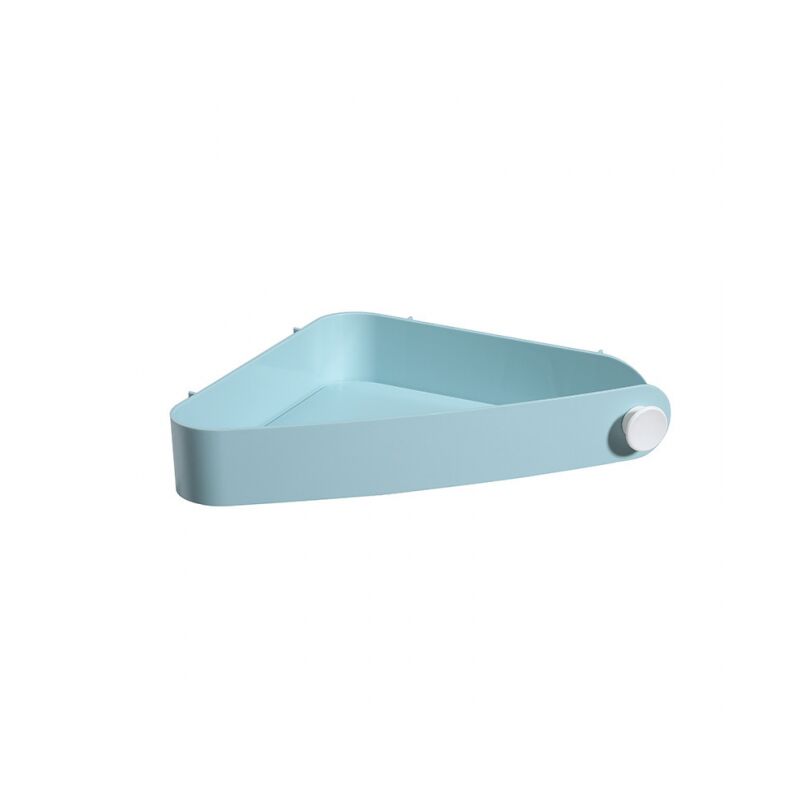 foto del prodotto portaoggetti e organizzazione per il bagno, portasapone per doccia, mensola per il bagno, azzurro cielo
