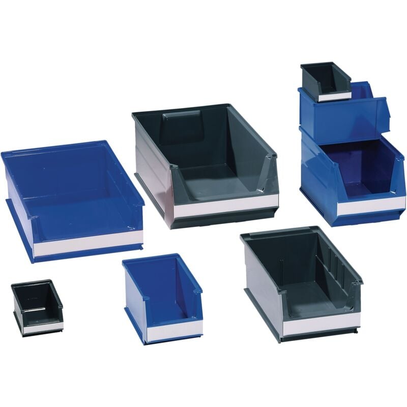 foto del prodotto portaoggetti l350 300xp210xh200mm pe rigenera grigio lockweiler per 10 