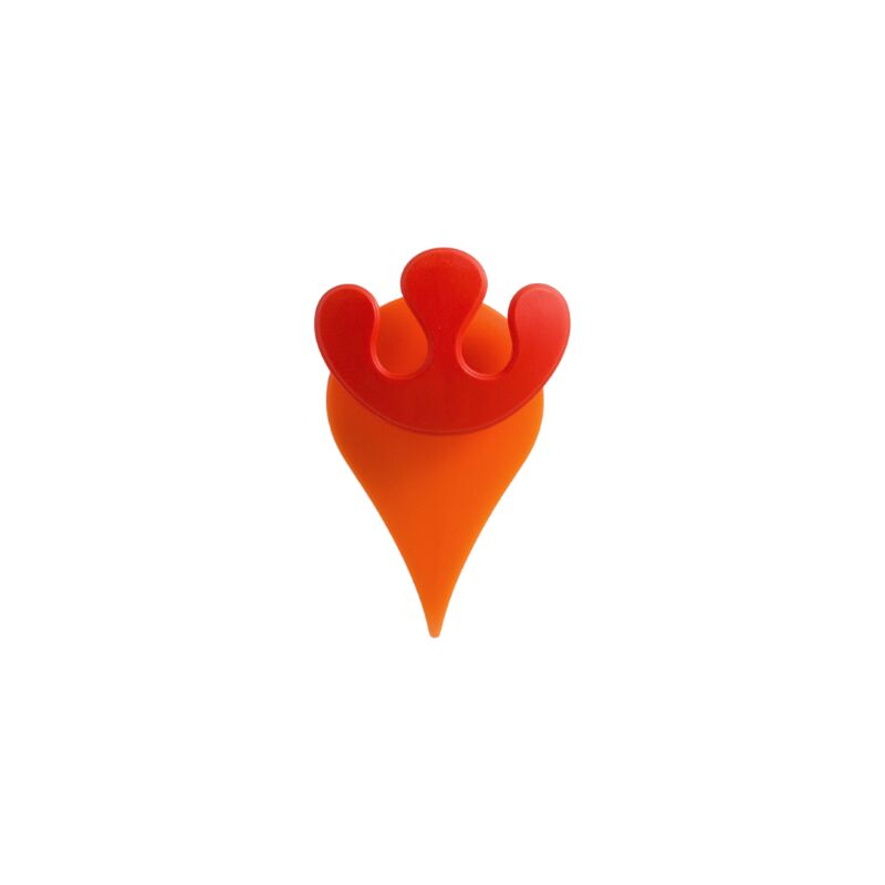 foto del prodotto portaoggetti stilla singolo arancio ecoplast