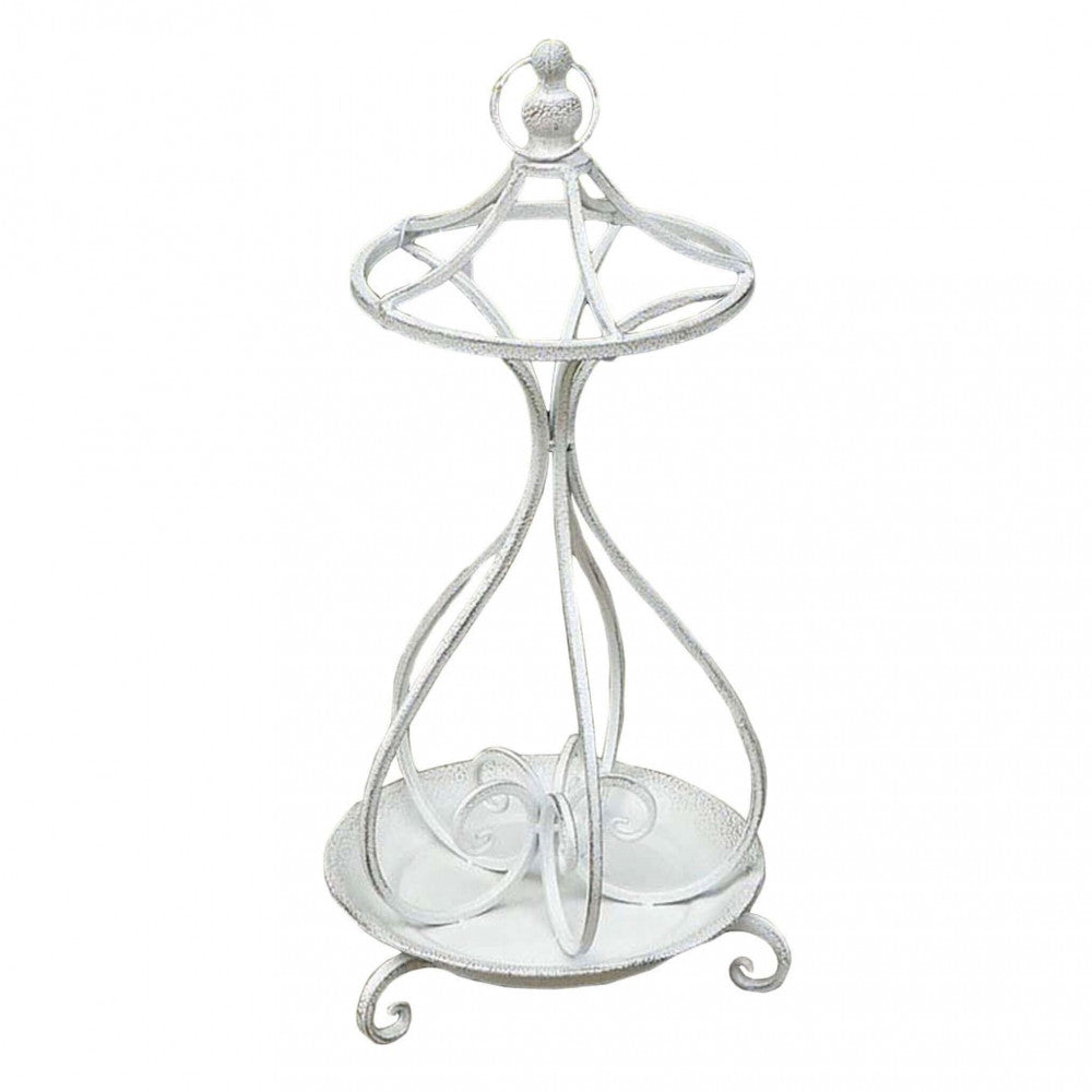 foto del prodotto portaombrelli annie 29x68 h cm in acciaio bianco