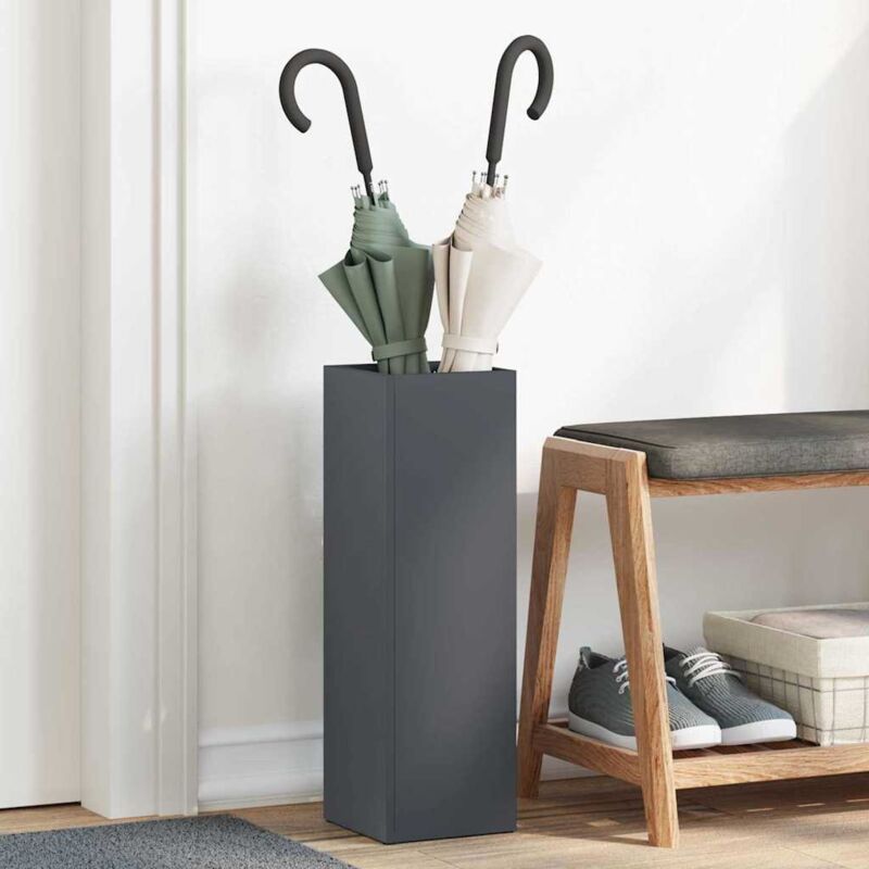 foto del prodotto portaombrelli antracite metallo standard portaombrelli vidaxl