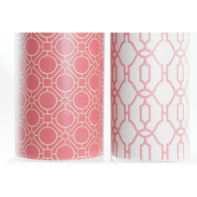 foto del prodotto portaombrelli dkd home decor tela legno arancio bianco (23 x 23 x 54,5 cm)