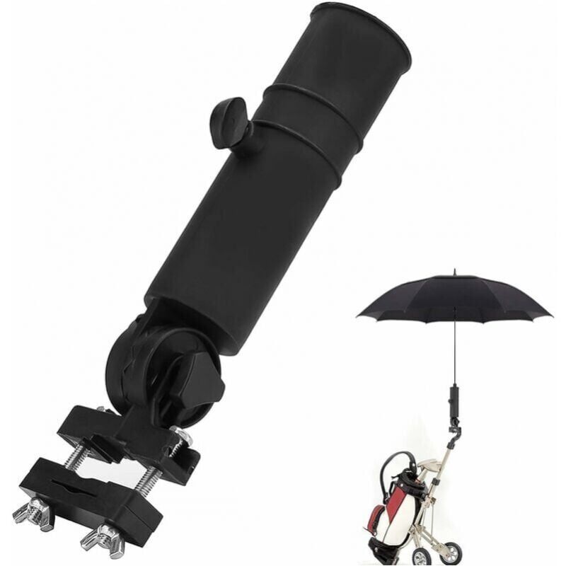foto del prodotto portaombrello universale per golf cart, nero