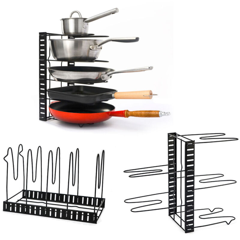 foto del prodotto portapadelle salcaspazio 5 ripiani porta padelle pentole coperchi organizer