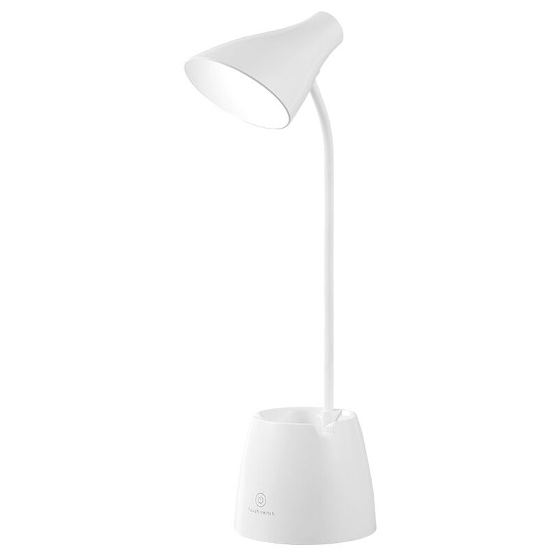 foto del prodotto portapenne creativo con lampada di protezione per gli occhi regolabile, ricaricabile