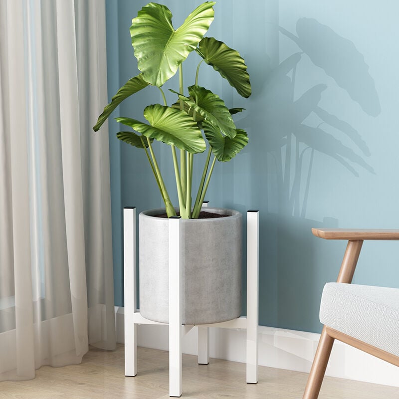 foto del prodotto portapiante allungabile 26 40x42 cm in metallo bianco