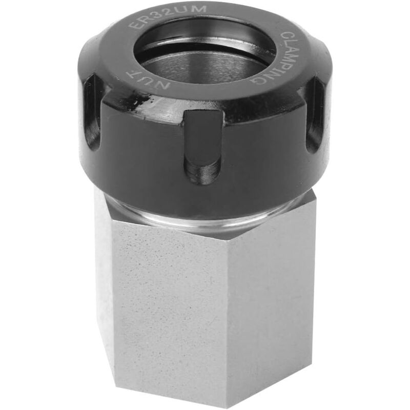 foto del prodotto portapinza rosvola er32 con blocco di serraggio in acciaio temprato per macchine da taglio e incisione cnc (esagonale)