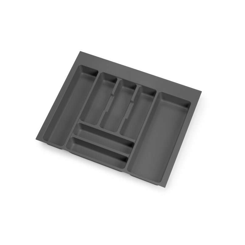 foto del prodotto portaposate per cassetto cucina grigio antracite 600mm emuca