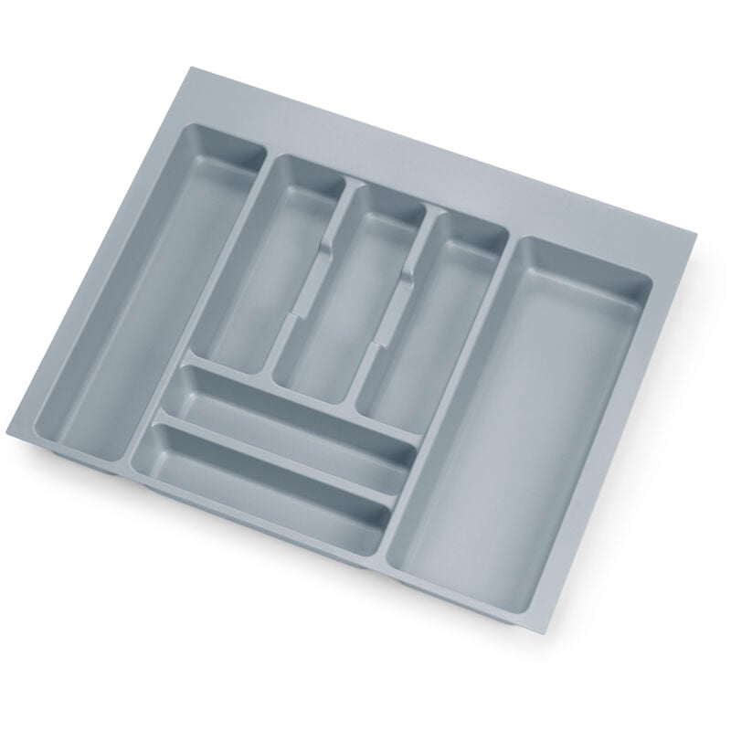 foto del prodotto portaposate universale per posate optima, modulo 600 mm, tecnoplastica, grigia - grigia - emuca