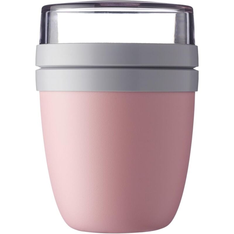 foto del prodotto portapranzo ellipse rosa nordico pratica ciotola per muesli da 500 ml, vasetto per yogurt, portapranzo adatto per congelatore, microonde e