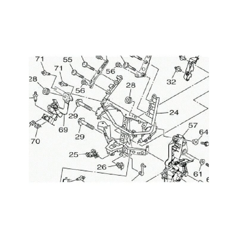 foto del prodotto portarel yamaha 59c 2117j 00 t max 530 12 16