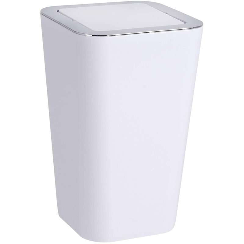 foto del prodotto portarifiuti con coperchio basculante candy bianco wenko