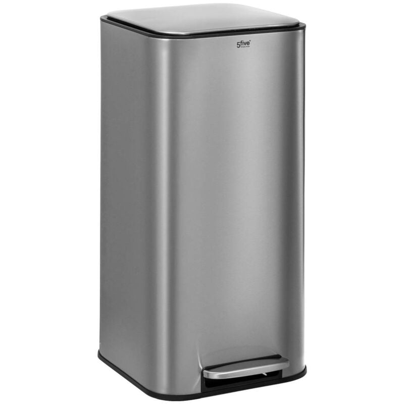 foto del prodotto portarifiuti in acciaio inox delta 30l 5five