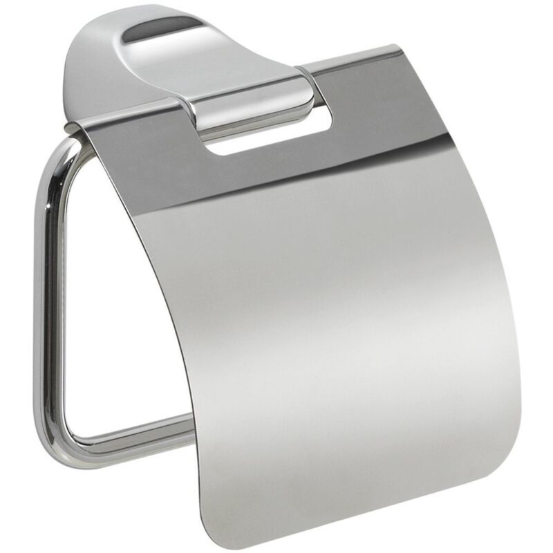 foto del prodotto portarotolo coperto da muro in acciaio inox e cromall st25 gedy serie stelvio cromato