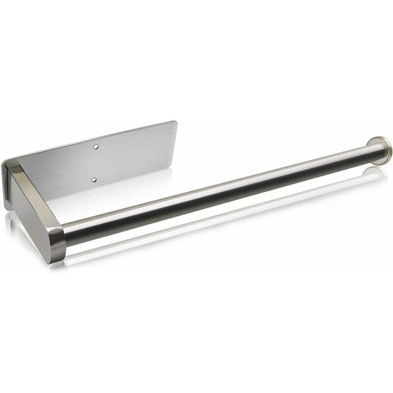 foto del prodotto portarotolo di carta, portarotolo di carta in acciaio inox senza foratura, portarotolo di carta autoadesivo da parete, portarotolo di carta da cucina