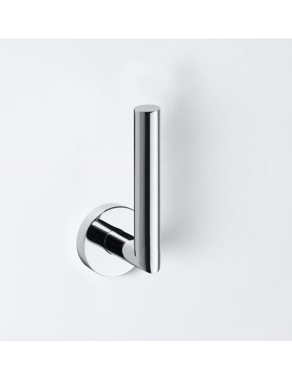 foto del prodotto portarotolo di ricambio omega in ottone cromato 5,5x16,5x6,5cm