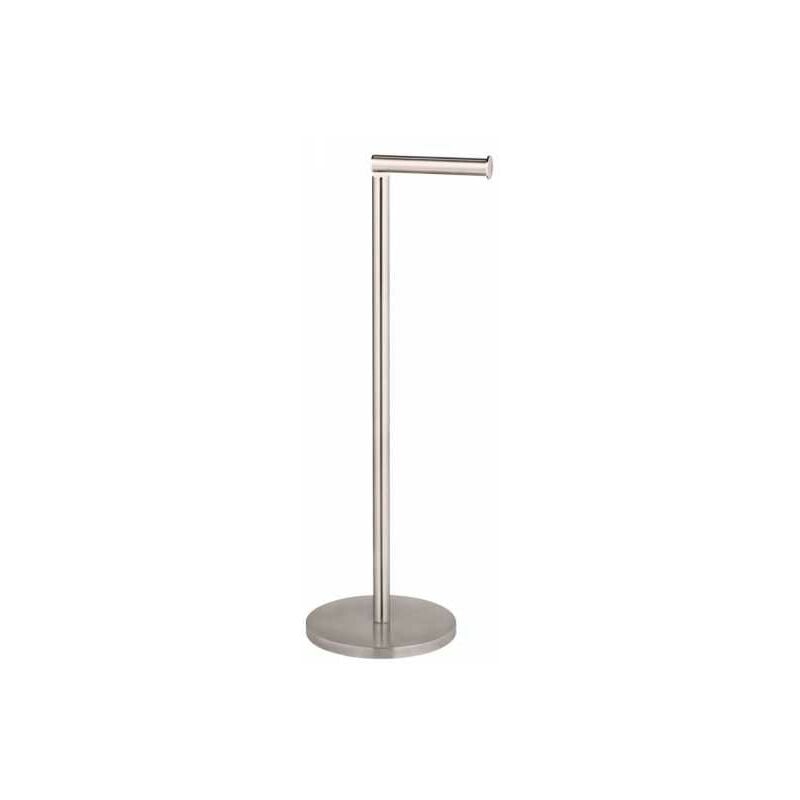 foto del prodotto portarotolo per carta igienica 2in1, porta carta igienica e dispenser per carta igienica, acciaio inox, 21x55x17 cm, opaco wenko
