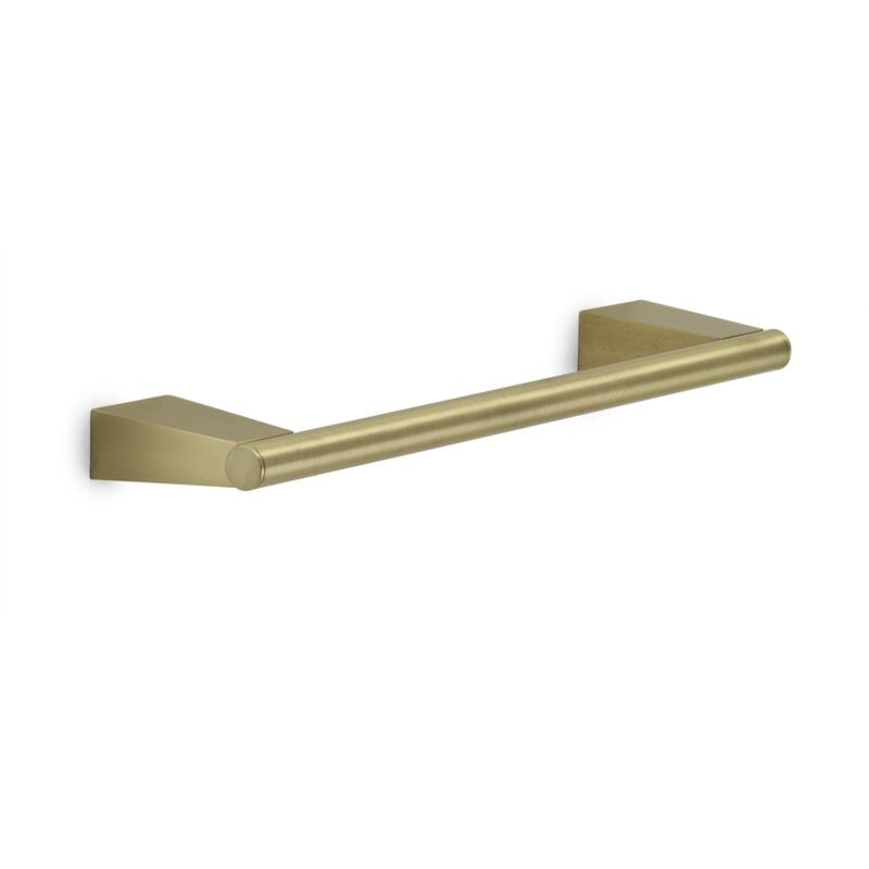 foto del prodotto portasalviette 30 cm da muro in acciaio inox e cromall tn21 30 gedy serie tonale oro matt