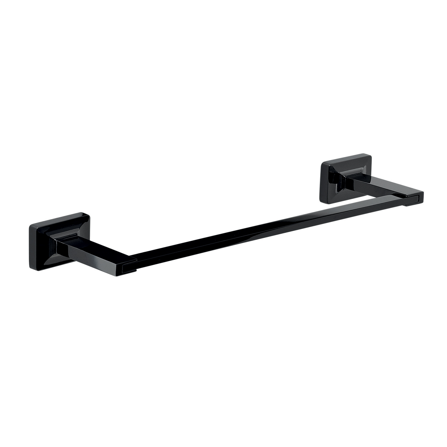 foto del prodotto portasalviette 35 cm in acciaio inox, ottone e cromall gt21-30 gedy serie gran torino nero